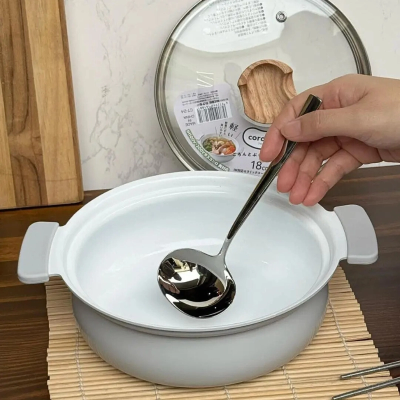 Nồi lẩu nhôm đúc chống dính Coronto Kakusee 24cm