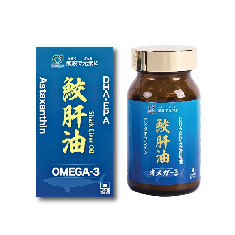 Dầu gan cá mập Genki Fami Omega 3 90 viên (Date 11/25)