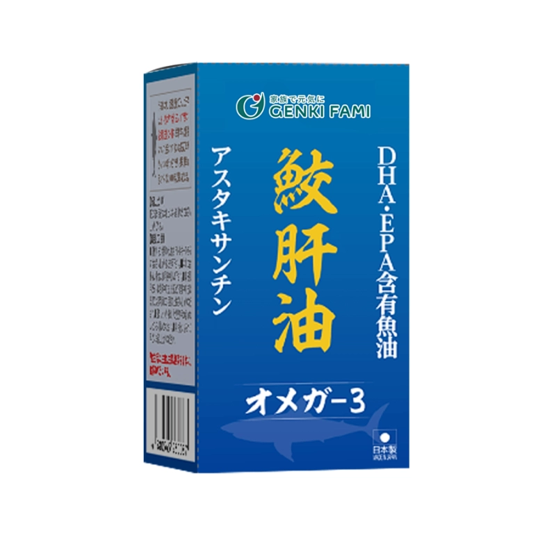 Dầu gan cá mập Genki Fami Omega 3 90 viên (Date 11/25)