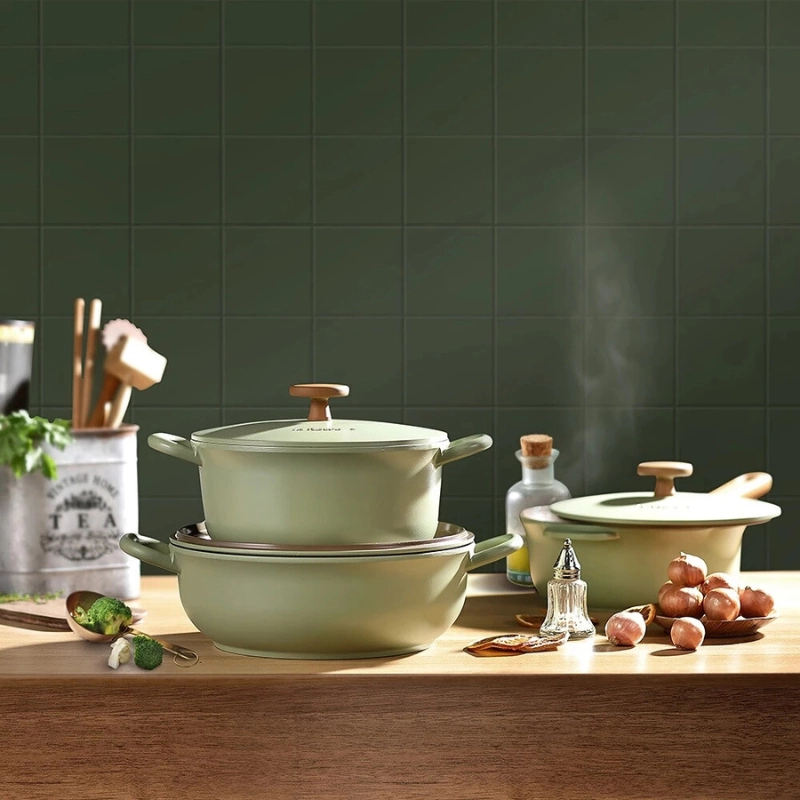 Nồi nhà bếp POONGNYUN Ceramic BLRPT-24C(IH)