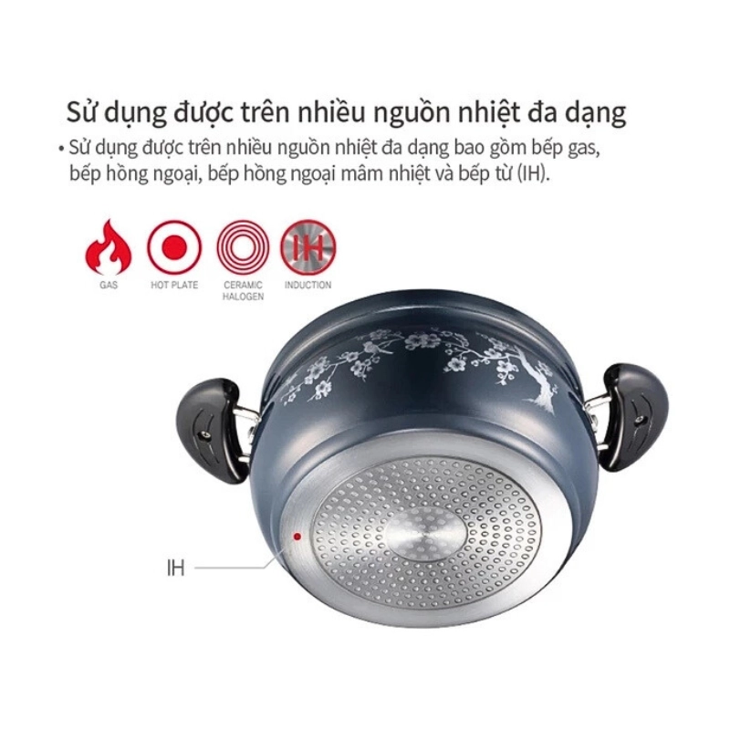 Nồi nhà bếp nhôm POONGNYUN FMPT-18B(IH)