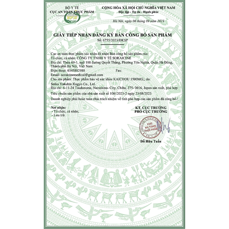 Bột men vi sinh Kaichou 1500mg