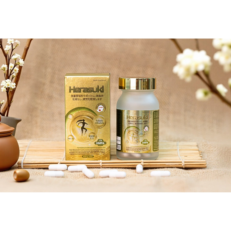 Viên uống hỗ trợ giảm nguy cơ béo phì Herasuki 45 viên