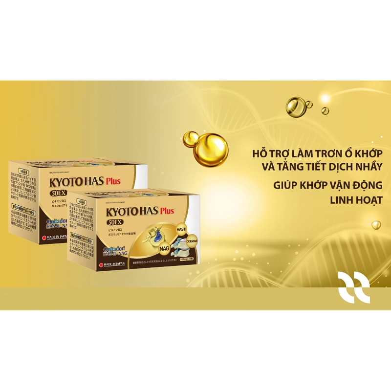 Viên uống hỗ trợ xương khớp Yoro Factory Kyoto Has 50EX Plus 30 viên