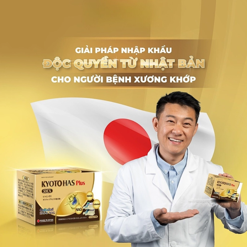 Viên uống hỗ trợ xương khớp Yoro Factory Kyoto Has 50EX Plus 30 viên