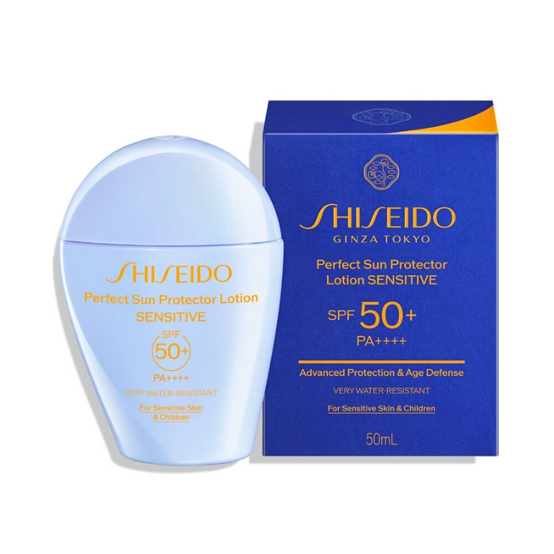 Sữa chống nắng Shiseido Perfect Sun Protector Lotion Sensitive cho da nhạy cảm và trẻ em 50ml