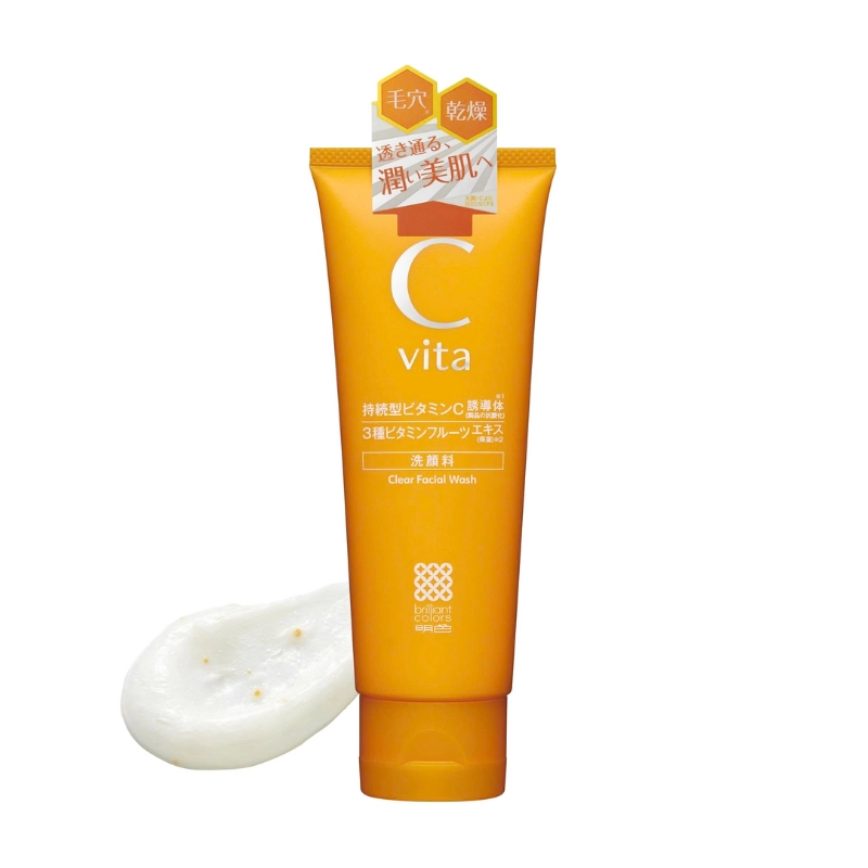 Khuyến mãi Sữa rửa mặt sáng da Meishoku C vita Clear Facial Wash 15g