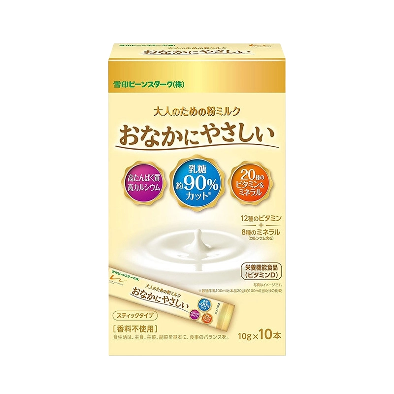 Sữa Onaka Ni Yasashi - Bổ sung dưỡng chất ngừa loãng xương và cắt giảm Lactose - hộp 100 gram