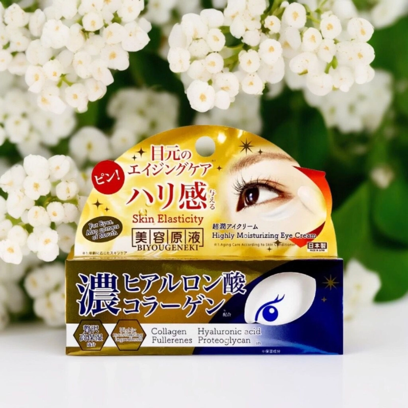 Kem dưỡng mắt làm săn chắc dạng gel BIYOUGENEKI Highly Moisturizing Eye Cream CH 20g