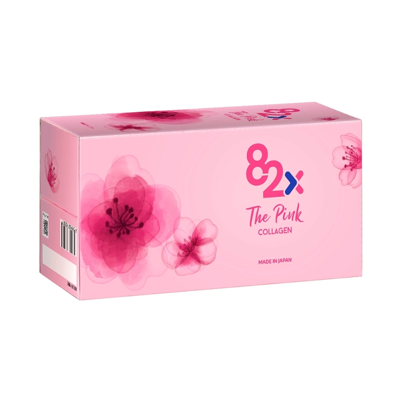 Nước uống Collagen Mashiro 82x The Pink (Hộp 10 chai x 100ml)