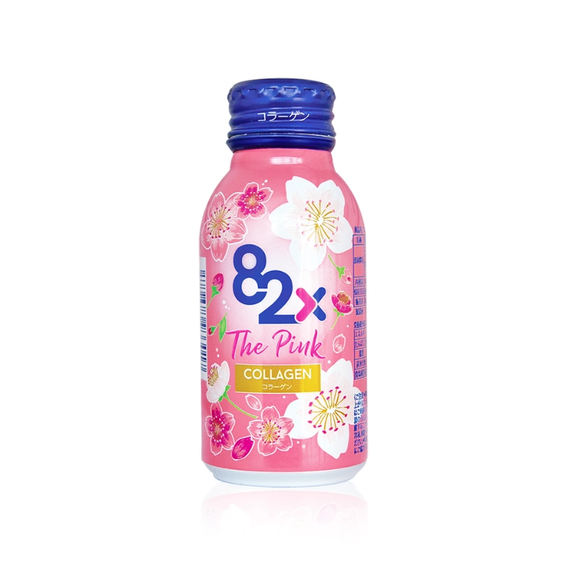 Nước uống Collagen Mashiro 82x The Pink (Hộp 10 chai x 100ml)
