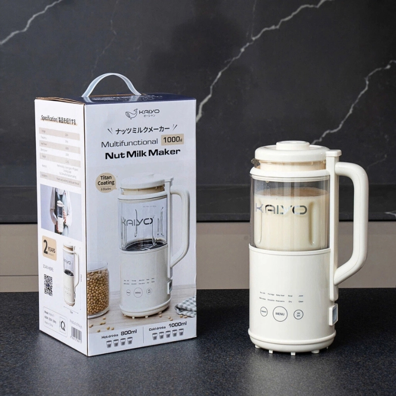 Máy làm sữa hạt đa năng Kaiyo 1L, model KNM-411