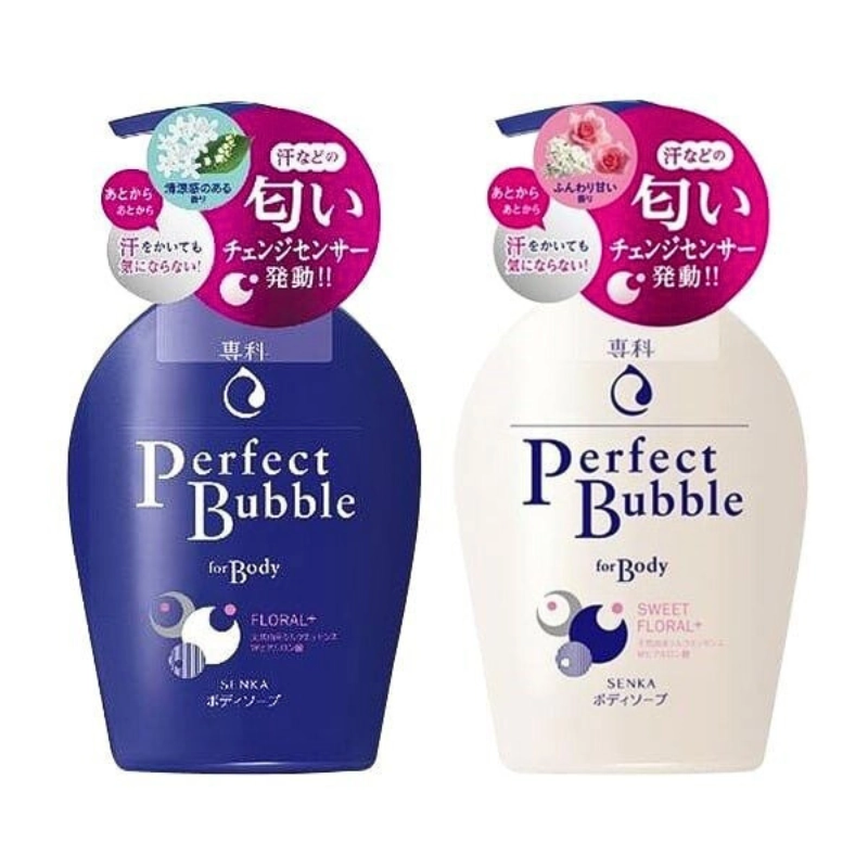 Sữa tắm Senka Perfect Bubble Floral+ 500ml