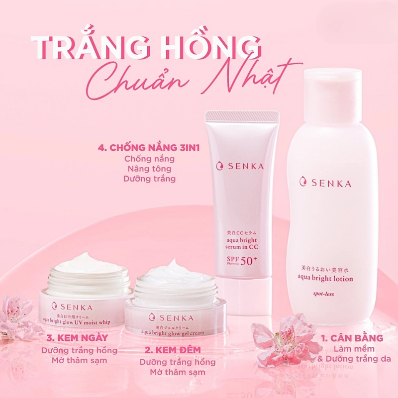 Serum chống nắng Senka Aqua Bright Serum in CC 40g