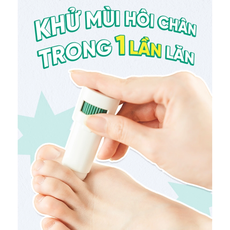 Lăn khử mùi đá khoáng dạng sáp kháng khuẩn giảm mồ hôi cho chân 7G Deonatulle Soft Stone for Feet