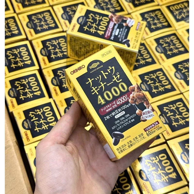 Viên uống hỗ trợ phòng ngừa tai biến Orihiro Nattokinase 120 viên