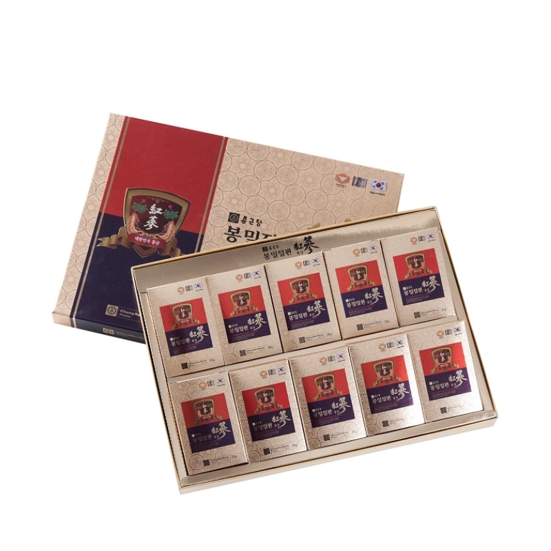 Hồng sâm lát tẩm mật ong Hàn Quốc Ginseng House (Hộp 10 gói x 20g)