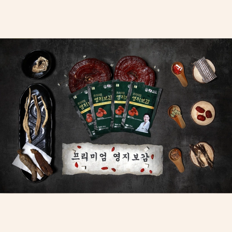 Chiết xuất linh chi và hồng sâm Hàn Quốc 6 năm tuổi Ginseng House (30 gói x 70ml)