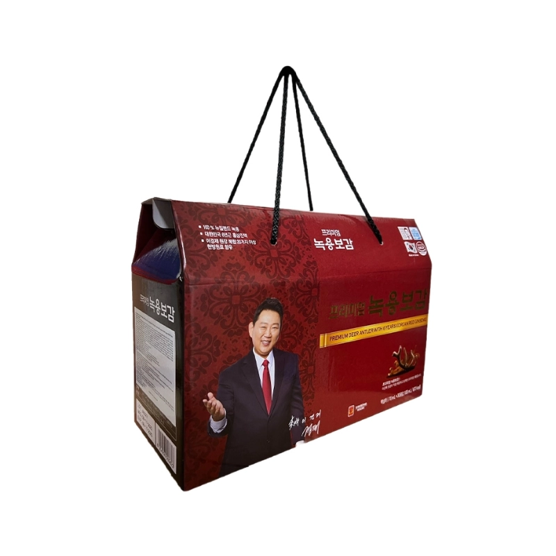 Combo 2 Nước uống chiết xuất nhung hươu và hồng sâm Hàn Quốc 6 năm tuổi Ginseng House (Hộp 30 gói x 70ml)