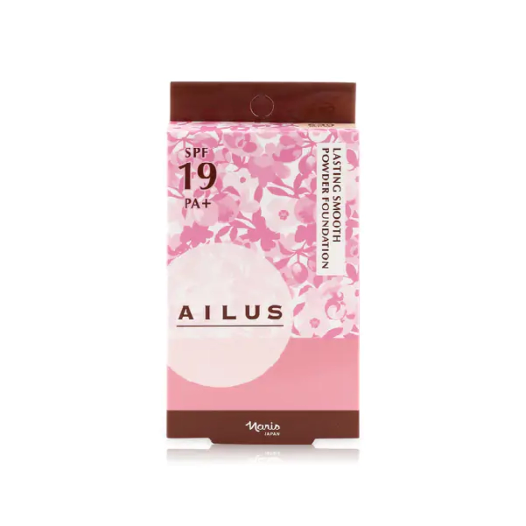 Phấn nền siêu mịn lâu trôi Naris Ailus Lasting Smooth Powder Foundation 10g
