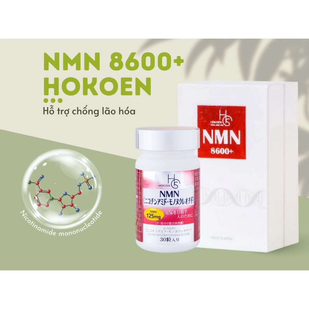 Viên uống hỗ trợ trẻ hóa da N.M.N Hokoen 30 viên