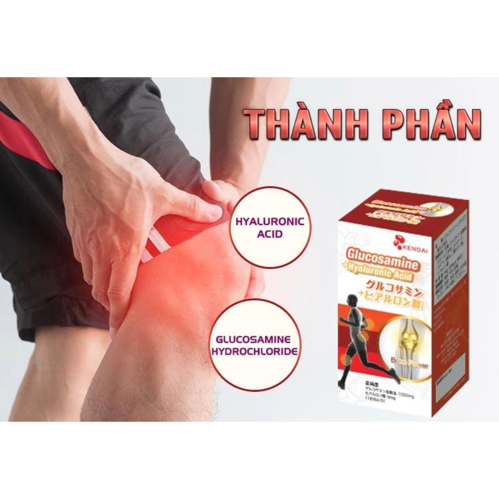 Viên uống hỗ trợ xương khớp Kendai Glucosamine Hộp 180 viên