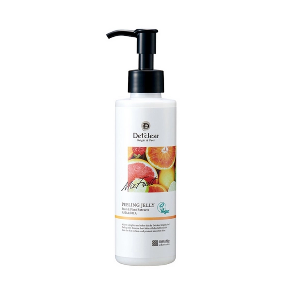 Gel tẩy tế bào chết Meishoku Detclear Bright & Peel 180ml (Hương trái cây)