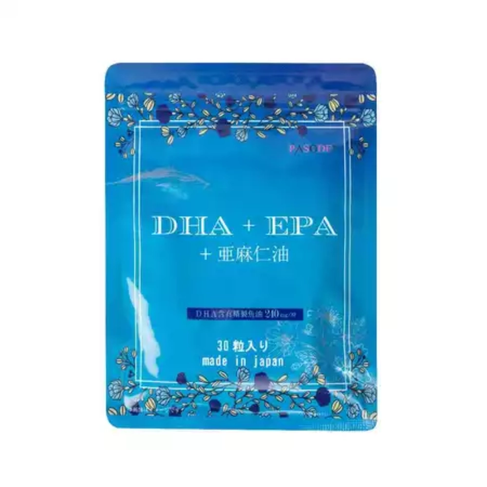 Viên nang uống cải thiện thị lực, trí nhớ DHA + EPA + Flaxseed Oil - 30 viên/gói