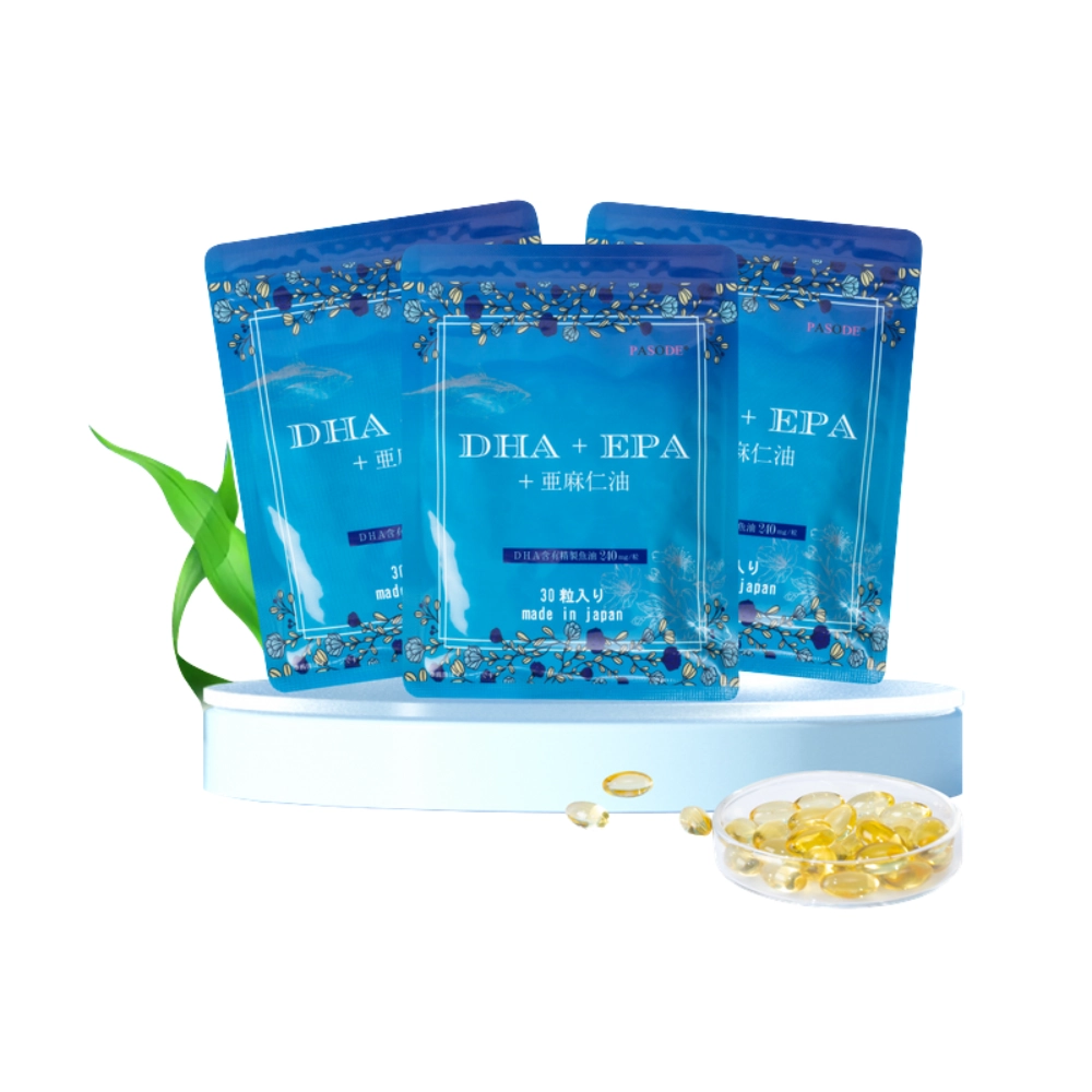 Viên nang uống cải thiện thị lực, trí nhớ DHA + EPA + Flaxseed Oil - 30 viên/gói