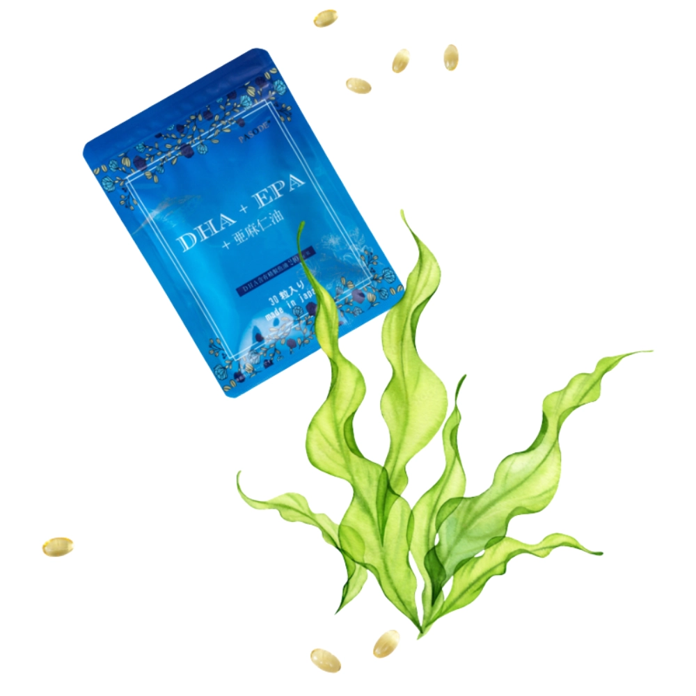 Viên nang uống cải thiện thị lực, trí nhớ DHA + EPA + Flaxseed Oil - 30 viên/gói