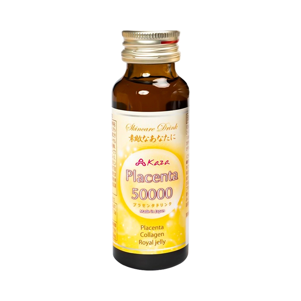 Nước uống tinh chất nhau thai Kaza Placenta 50000mg (Hộp 10 chai x 50ml)