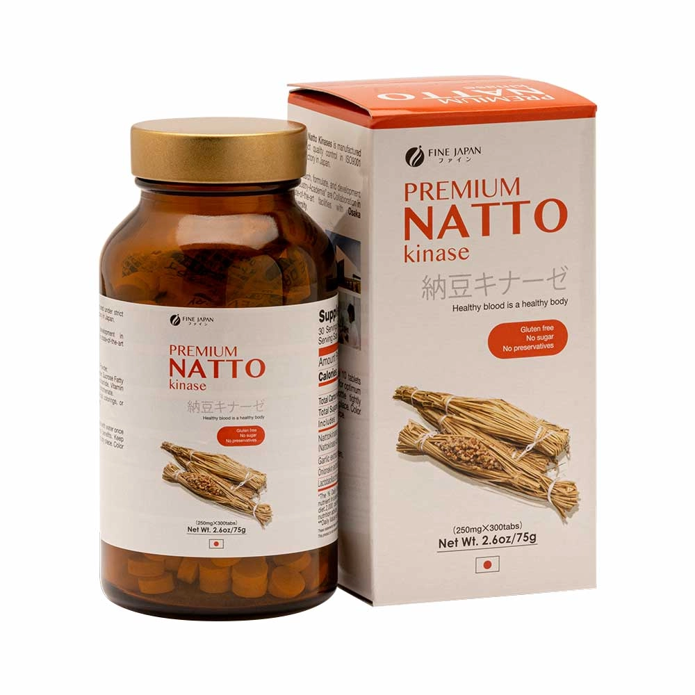 Combo 3 Hộp Viên uống Fine Japan Nattokinase 2000FU 300 viên