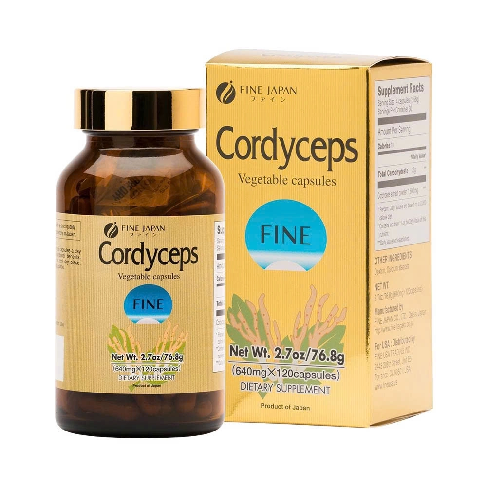 Combo 3 Hộp Đông trùng hạ thảo Fine Japan Cordyceps 120 viên