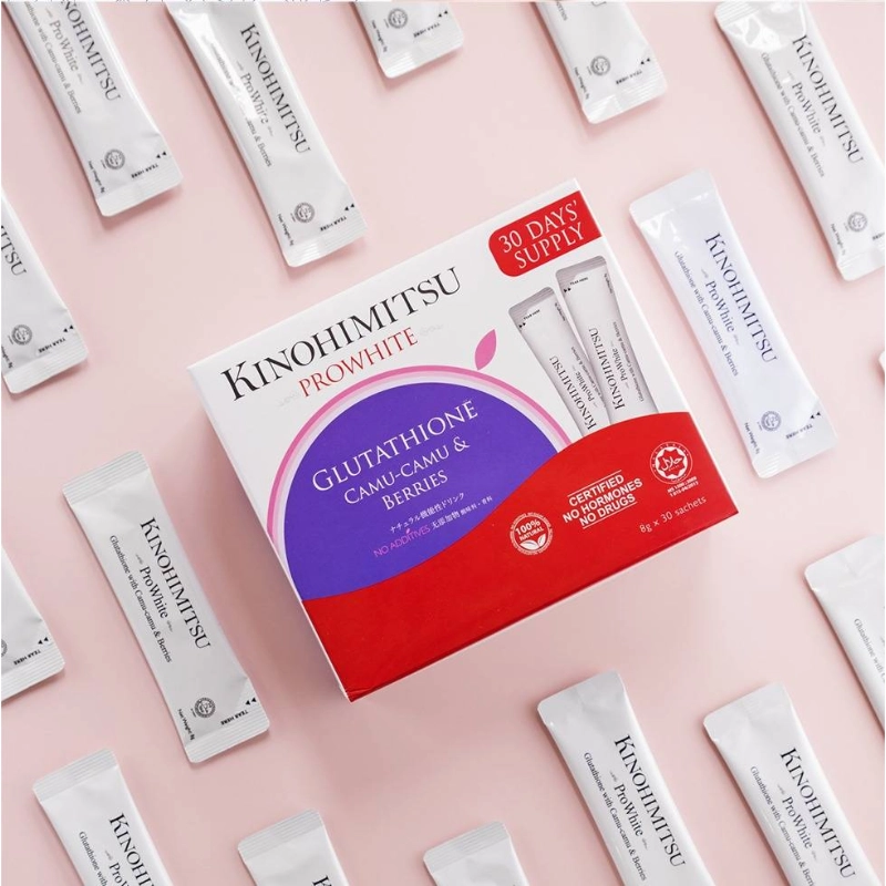 Bột uống tái tạo tế bào gốc và thải độc cơ thể Kinohimitsu Prowhite 30 gói