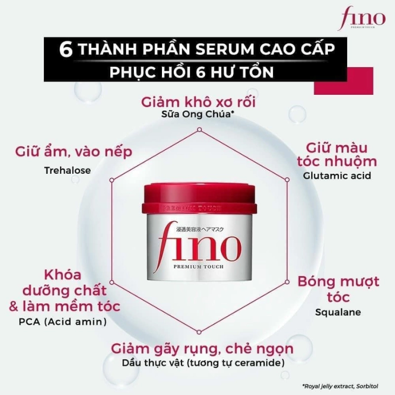 Kem ủ dưỡng tóc Shiseido Fino Nhật Bản 230g