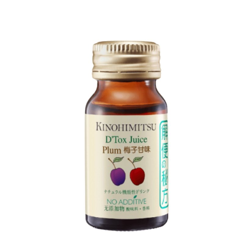 Nước uống hỗ trợ thải độc cơ thể Kinohimitsu D Tox Plum Juice (Hộp 6 chai x 30ml)