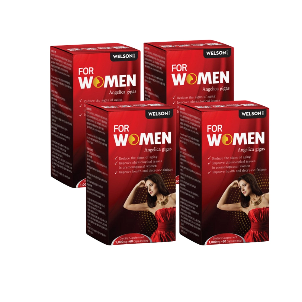 Combo 4 Viên uống cải thiện nội tiết tố nữ Welson For Women Hàn Quốc 60 viên