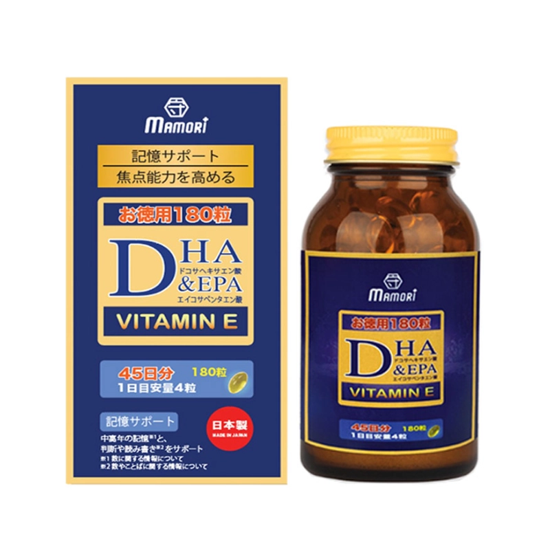 Viên uống hỗ trợ Trí não Mamori DHA&EPA - Hộp 60 viên
