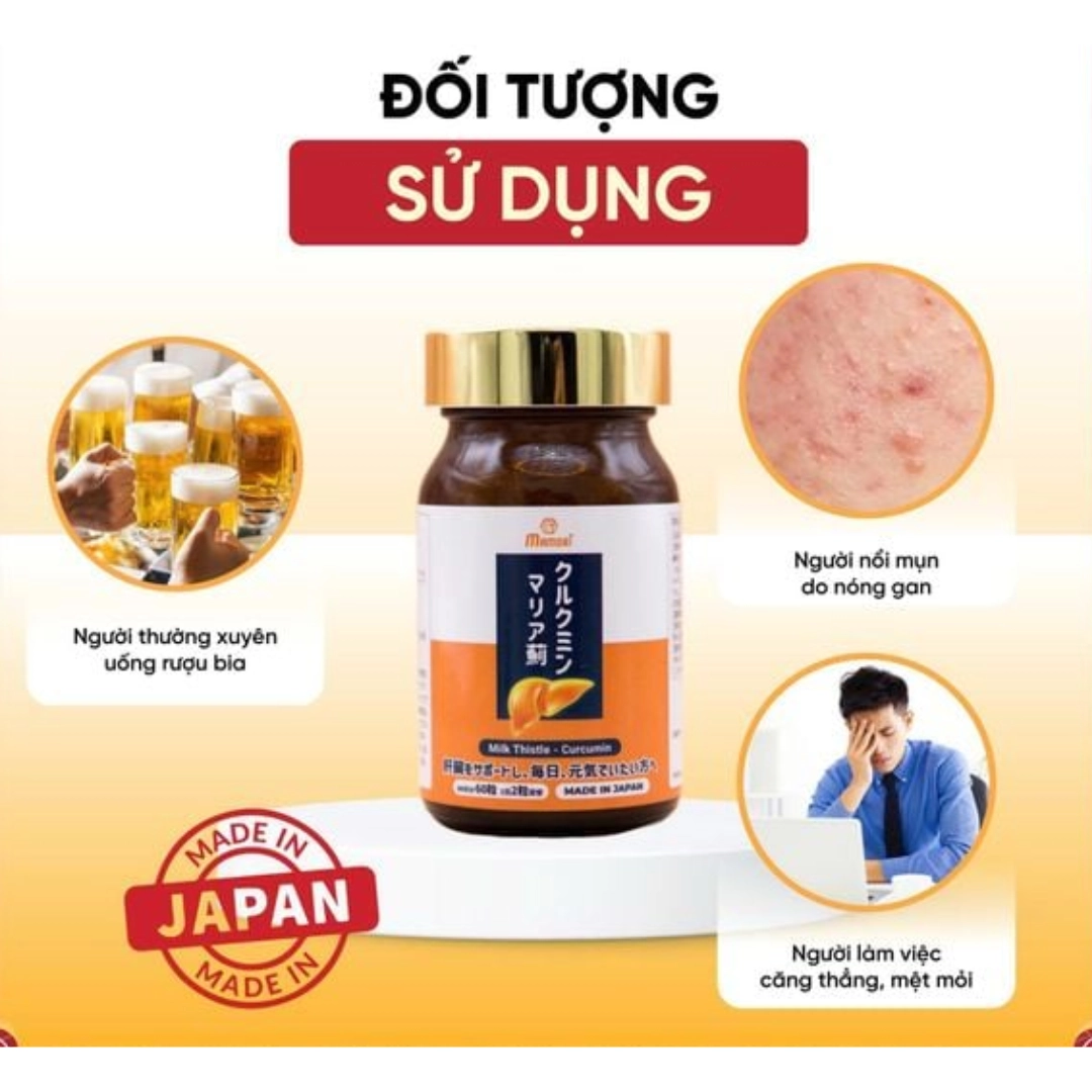 Viên uống hỗ trợ bảo vệ gan Mamori Supports a Healthy Liver - Hộp 60 viên
