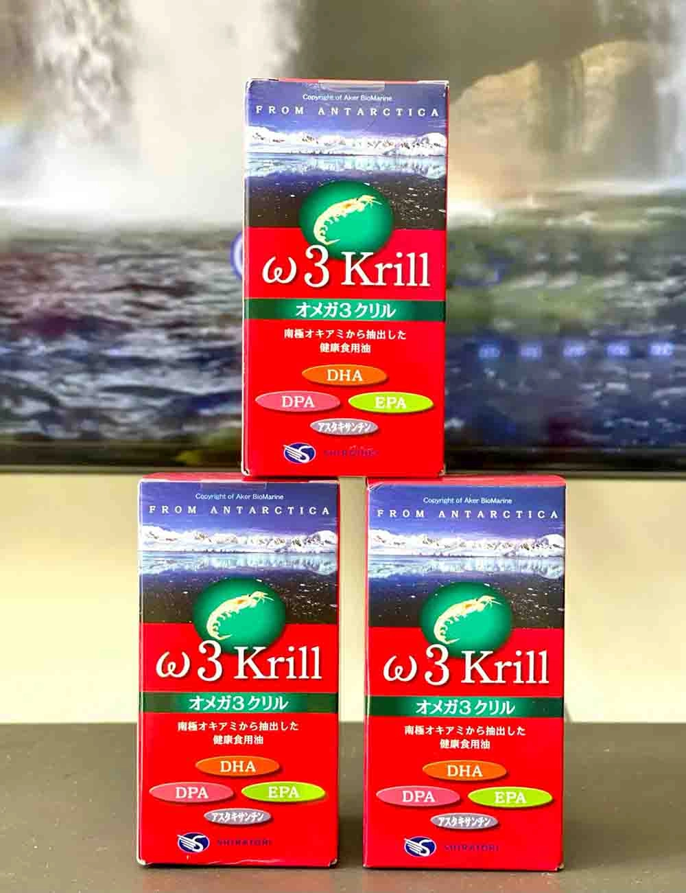 Viên uống bổ sung Omega 3 Krill Shiratori - Hộp 80 viên