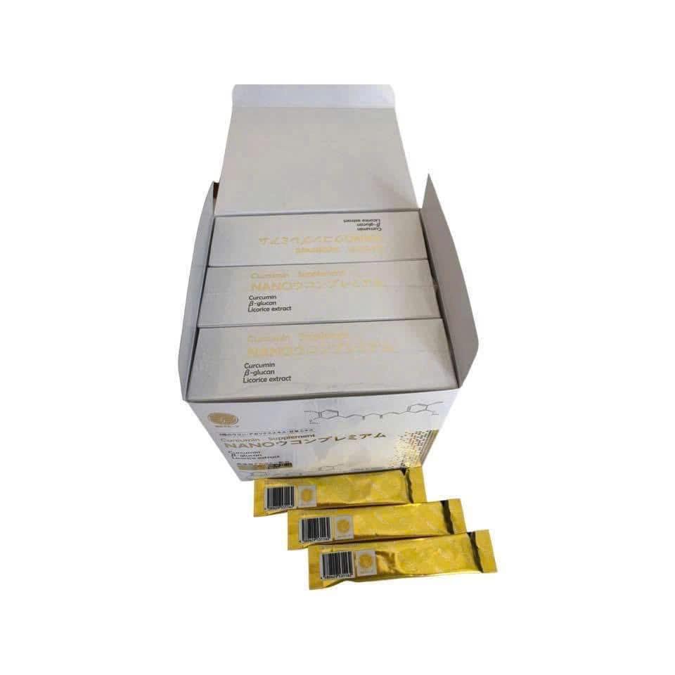 Bột uống hỗ trợ dạ dày & tăng cường miễn dịch Nano Ukon Premium – 30 gói x 2g