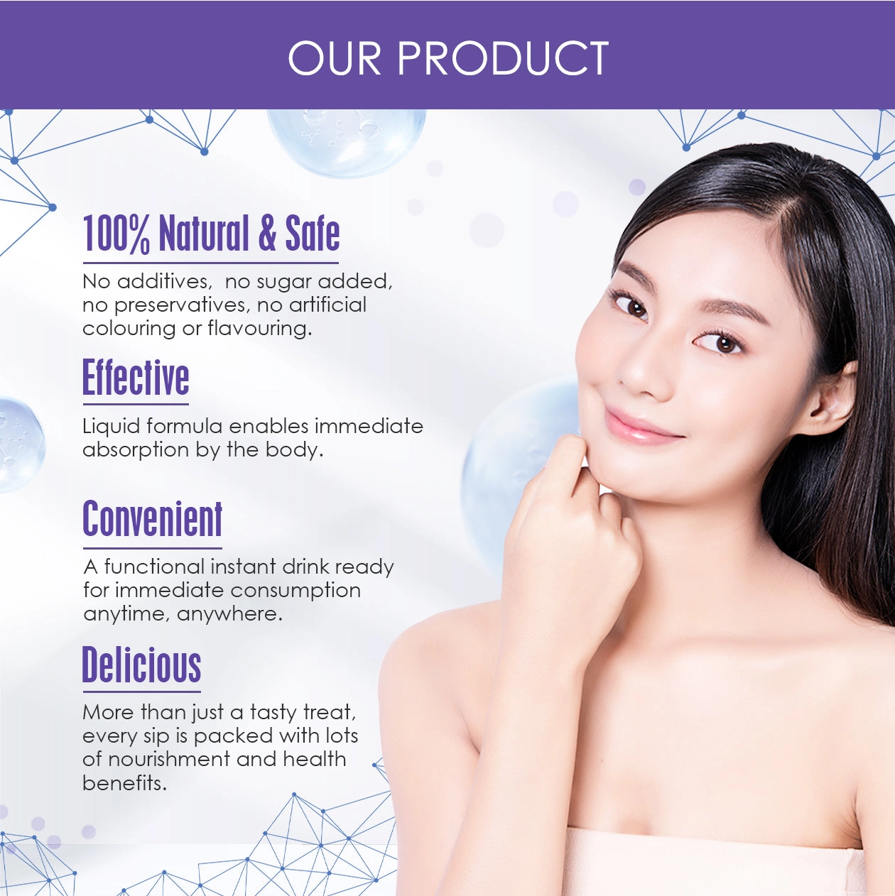 Bột uống tái tạo tế bào gốc và thải độc cơ thể Kinohimitsu Prowhite 30 gói