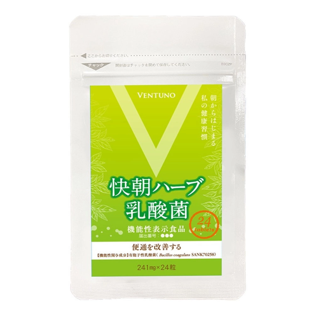 Viên uống hỗ trợ hệ tiêu hóa Ventuno Kaicho Herb Lactic Acid Bacteria - 24 viên - Date 11/2026