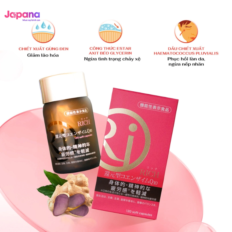 Viên uống hỗ trợ tim mạch AFC Rich Coenzyme Q10 - 120 viên