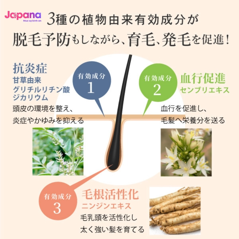 Xịt dưỡng tóc Soukaikan Hair Tonic - 120ml