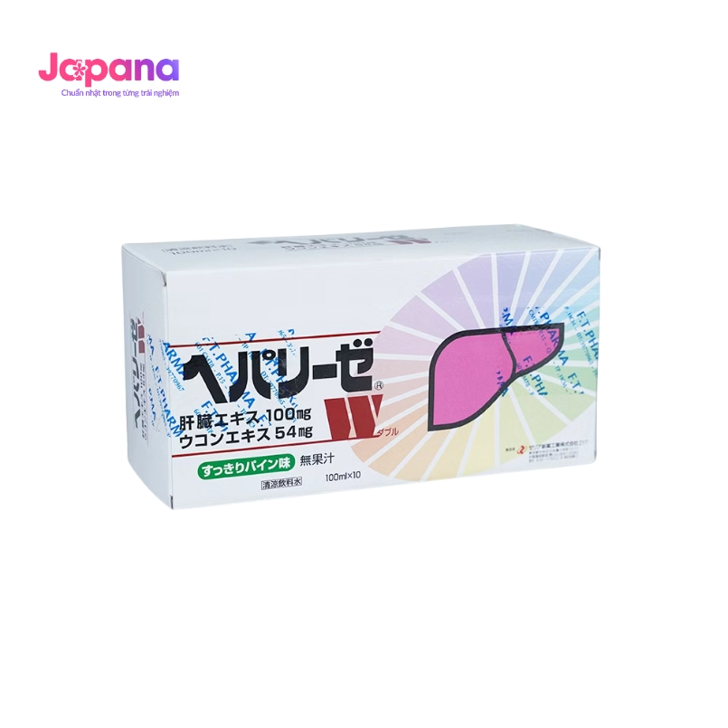 Nước uống giải độc gan Zeria Hepalyse W Nhật Bản (Hộp 10 chai x 100ml)