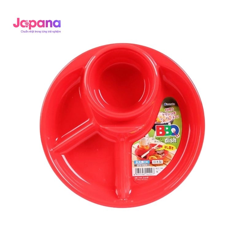 Khay ăn chia 3 ngăn kèm khay để cốc Inomata