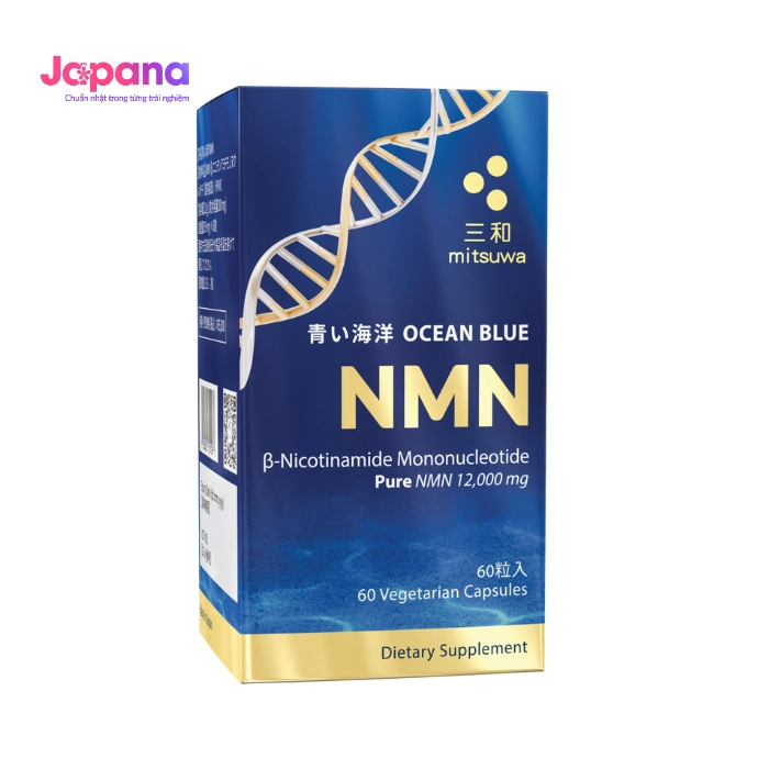 Viên uống chống lão hóa Mitsuwa Ocean Blue NMN - 60 viên