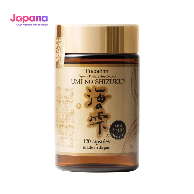 Viên uống hỗ trợ điều trị ung thư Fucoidan Umi No Shizuku