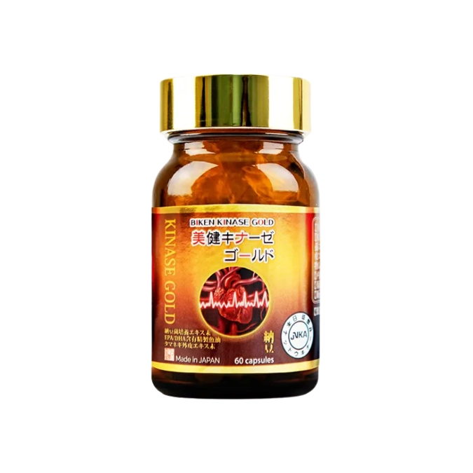 Combo 3 Viên uống phòng ngừa & hỗ trợ điều trị đột quỵ Biken Kinase Gold 60 viên.